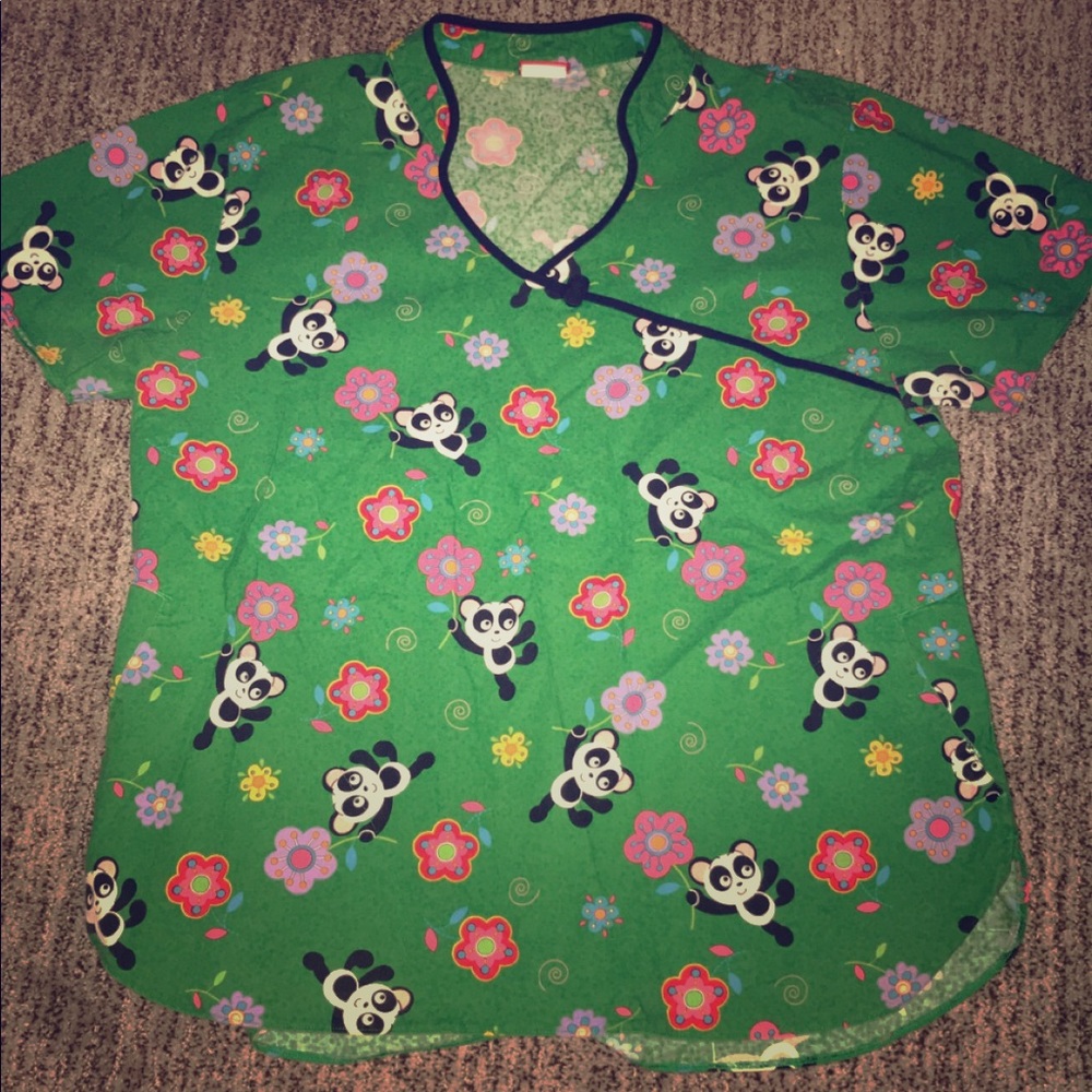 panda scrub top!